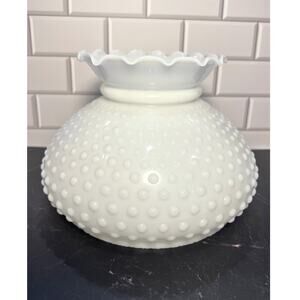 Vintage Milk Glass Hobnail Lamp Shade